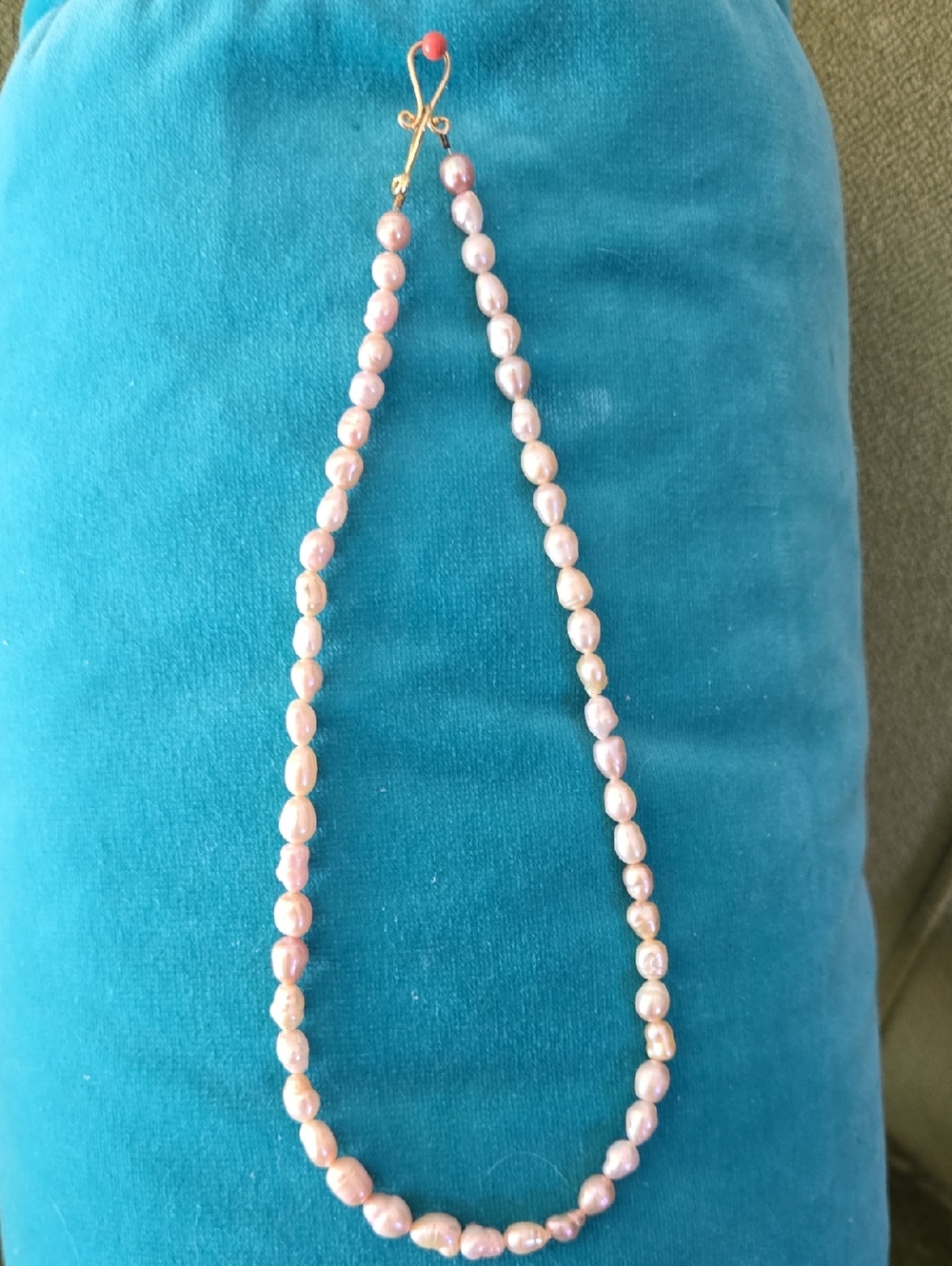 Pink Freshwater Pearl Necklace - Unbranded